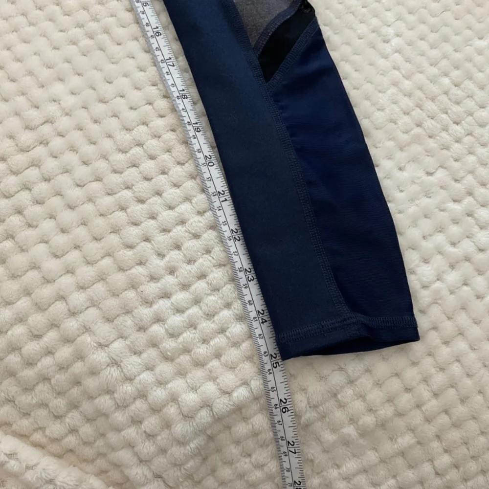 Alo‎ High Rise Elevate Leggings - Navy Blue and Grey - Size XS